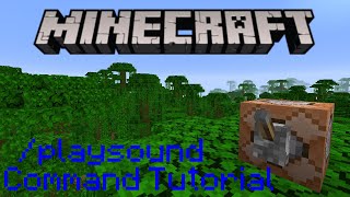 Minecraft - Playsound Tutorial