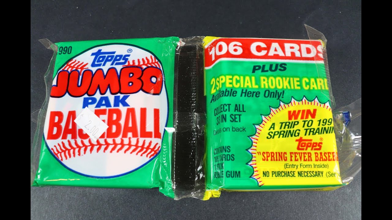 Satisfying And Relaxing 1990 Topps Baseball Card Pack Opening YouTube