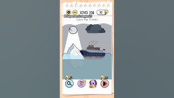 Brain test: tricky puzzles level 378 #save #titanic #iceberg #ship #blackclouds #youchange #history