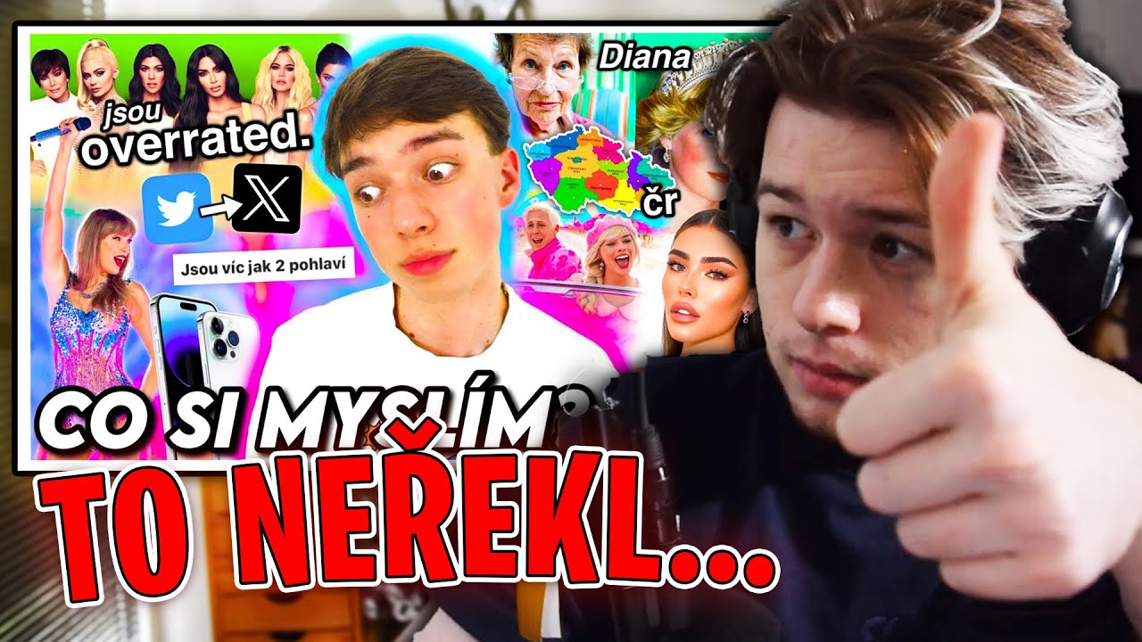 Reaguju na další NEPOPULÁRNÍ NÁZORY od Tadeáše