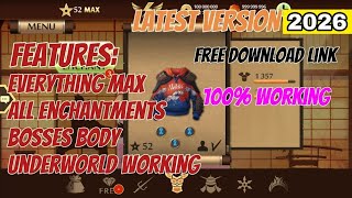 Shadow fight 2 mod apk latest version |I Everything max + All items unlocked + Underworld working|I