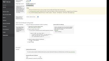Signing the Meraki MDM CA with your own
