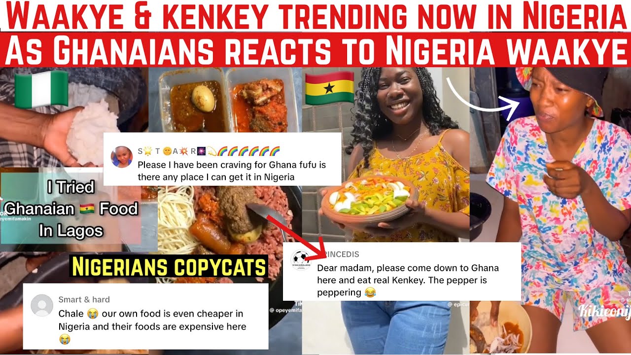 WAAKYE & KENKEY TRENDING CURRENTLY IN NIGERIA| GHANAIANS REACTS TO NIGERIAN WAAKYE