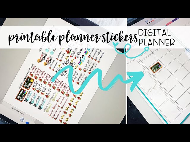 Video Post Reminder Printable Planner Stickers ECLP 