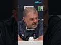 One of the great Ange Postecoglou press conference moments 🤣 #PremierLeague