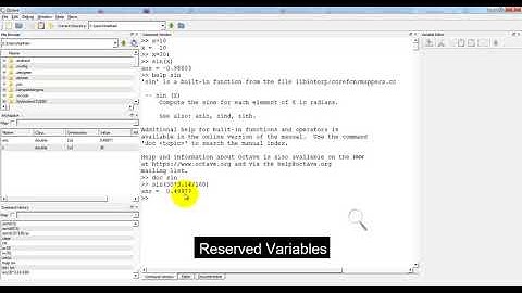 Octave - Tutorial 3 - Mathematical Functions
