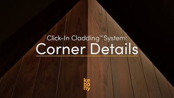 Click-In Cladding™ System: Corner Details | Kebony Clear Cladding