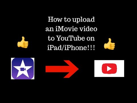 can you upload imovie to youtube