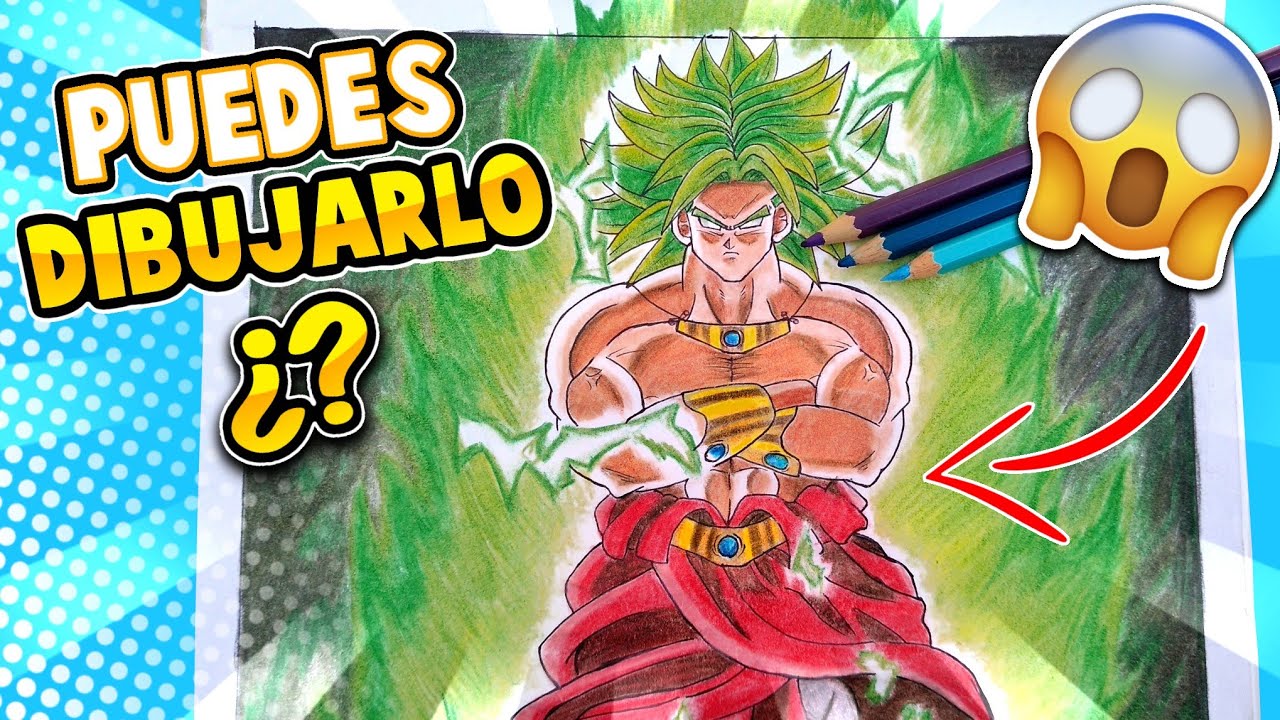 😮SUPER FÁCIL || Cómo Dibujar A Broly Ssj Legendario || Roer. - YouTube