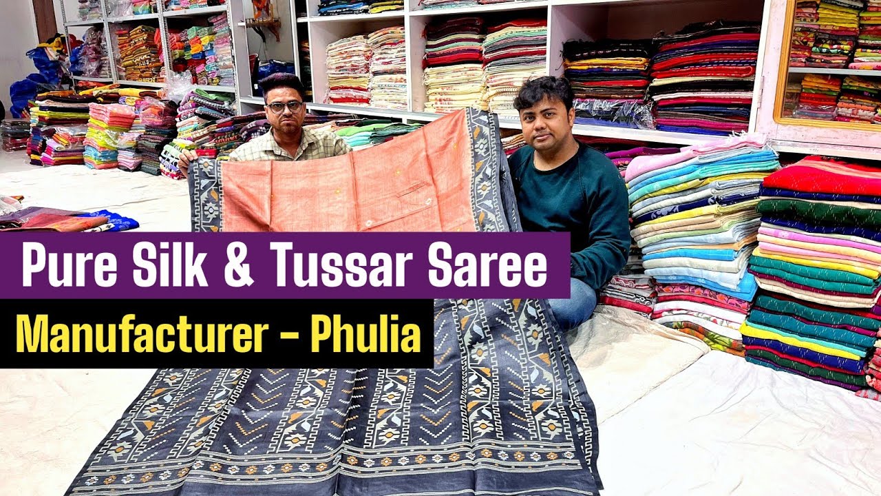 Pure Gachi Tussar/ Pure Silk Linen/ Pure Matka Silk/ Hand Woven Muslin Jamdani & Tissue Linen Saree