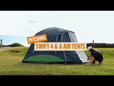 How to Pitch the Swift 4 & 6 Air Tents | Kiwi Camping