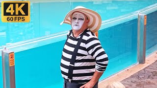 The hilarious mime Tom from SeaWorld Orlando  Tom the mime #tomthemime #seaworldmime