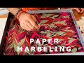 How to paint on water | Paper Marbelling | Ebru Art