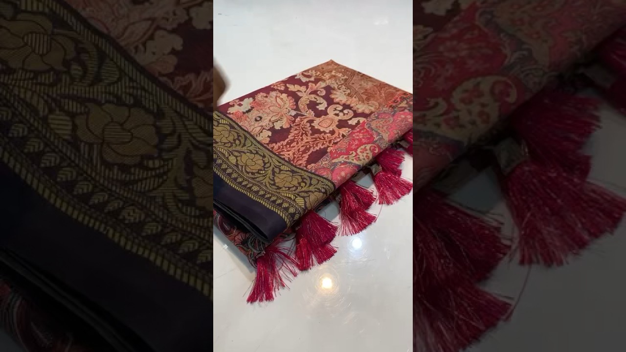 Cotton Kashmiri Digital Printed Saree