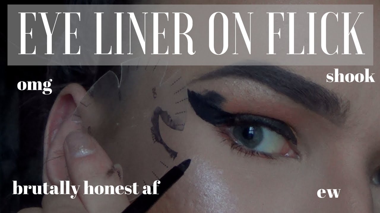 KISS EYELINER STENCIL REVIEW THESANTERIT YouTube