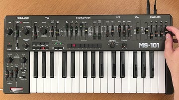 Behringer MS-101 sequencer jam