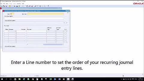 Creating Skeleton Recurring Journal Entry