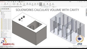 SOLIDWORKS CALCULATE VOLUME WITH CAVITY - PART 1