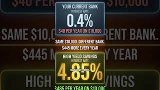 Your Bank Pays You $40 And Keeps $960 — Here Is The Fix #PersonalFinance #Shorts