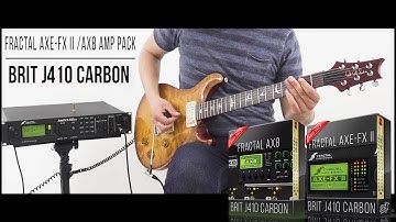 Marshall JVM410HCF Amp Pack for Fractal Audio Axe-Fx II / AX8 | Playthrough (Brit J410 Carbon)