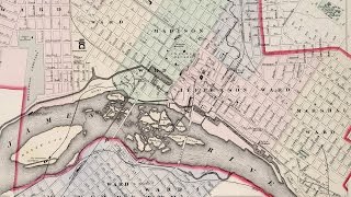 Richmond Virginia Map (1884)