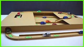 DIY Car racing games from cardboard