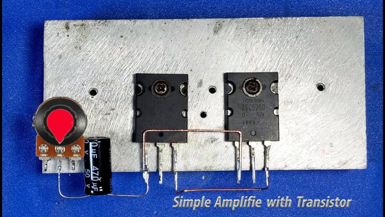 DIY Simple Amplifier Ultra Bass, New Circuit at home - YouTube