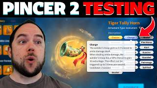 Pincer 2 Testing [the rare inscription charge looks OP?] Rise of Kingdoms