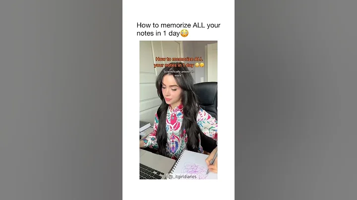 How to memorize all your notes in 1 day✨✨