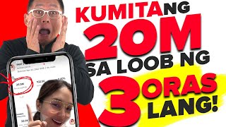 Kumita ng 20Million in 3 Hours sa TIKTOK APP!!!