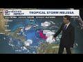 Tracking the Tropics: Tropical Storm Melissa forms in the Caribbean Sea. (10/21/25 11 a.m.)