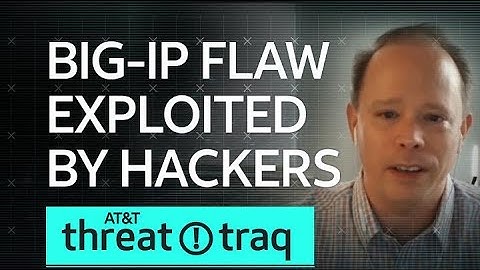 BIG-IP Flaw Exploited by Hackers| AT&T ThreatTraq