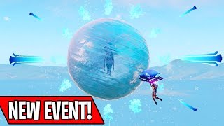 NEW ICE SPHERE KING EVENT IN FORTNITE! (New Season 7 Live Event)