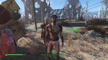 Fallout 4: Is that Richtofen? and a brahmin named Idiot