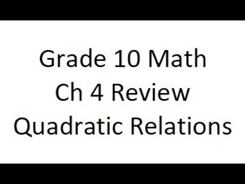 Grade 10 Math
