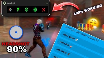 New Free Fire Android Macro 🎯☠️ Tutorial | Macrodroid New headshot script 📂