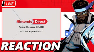 Nintendo Direct Partner Showcase 2.21.2024 - Live Reaction