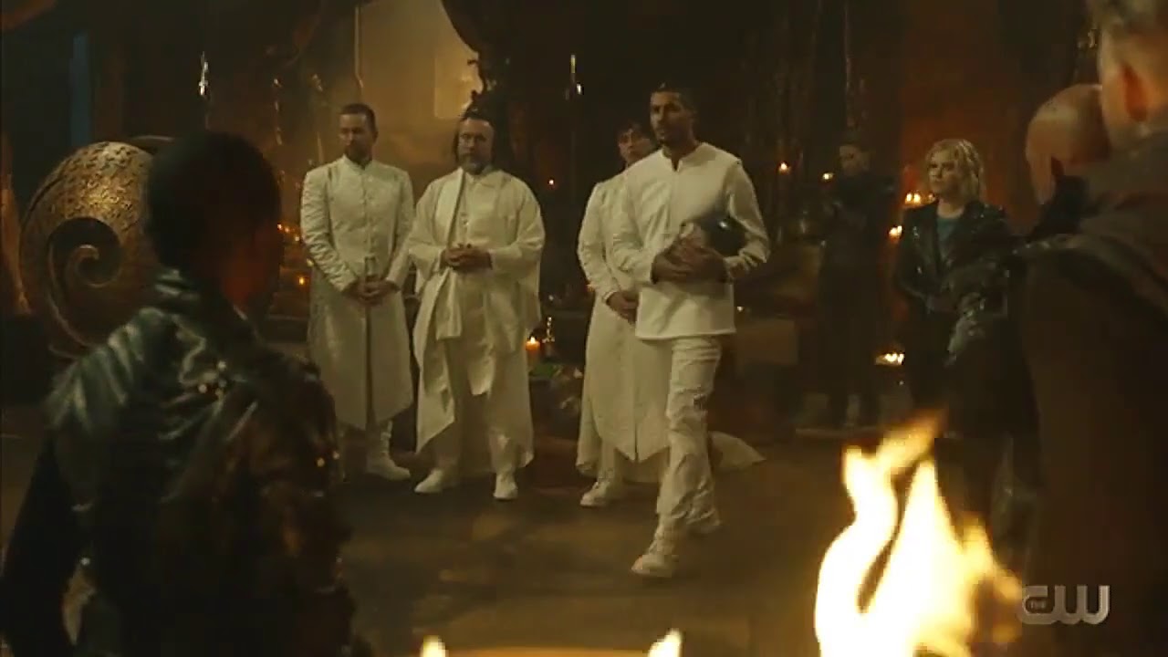 The 100 7x13 (clarke comes sanctum / Shepard attack sheidheida )