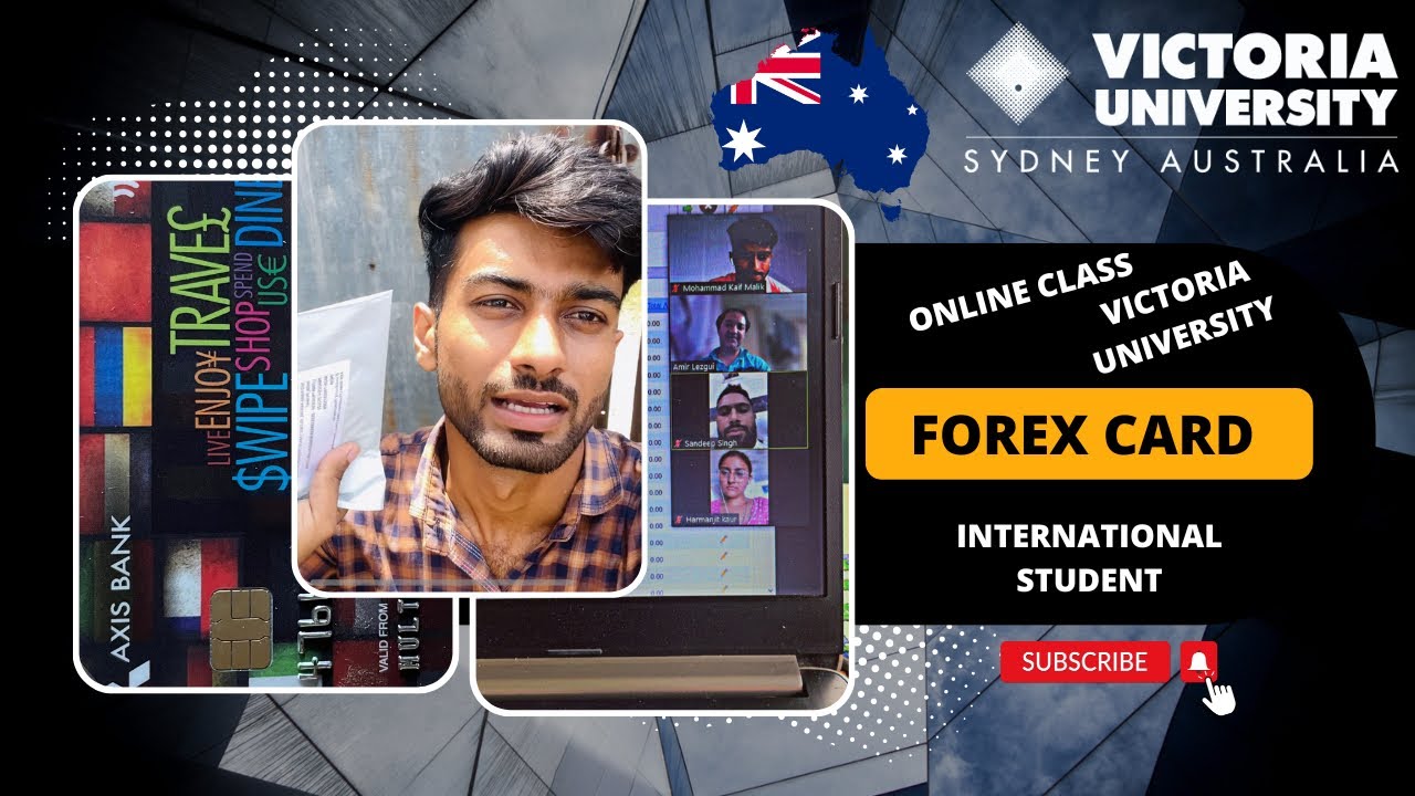 Forex card For International Student | My Online Class Victoria University Sydney | Kaif Malik Vlogs