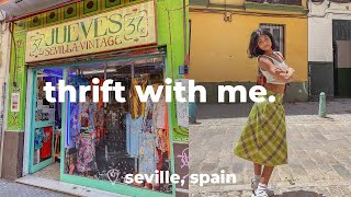 thrifting in spain is actually a slay | try on haul