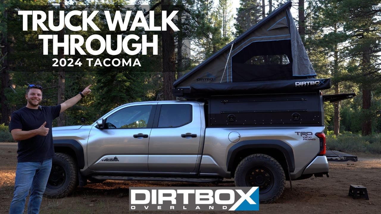 2024 Tacoma Walk Through with Dirtbox Overland Canopy Camper