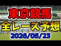 【東京競馬】2026/05/23全レース予想