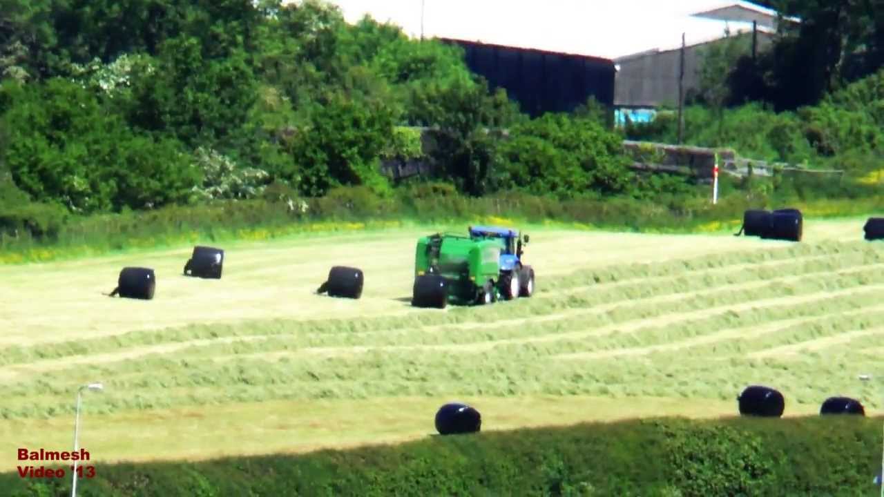 Silage '13 - Baling Haylage.  Could this be a Fusion Three?