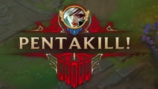 EPIC RIVEN 1v5 PENTAKILL MONTAGE 2016-2017