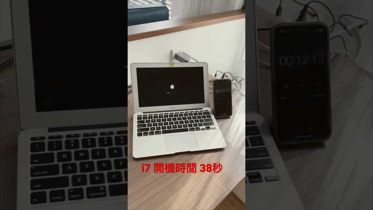 M1 MacBook Air 與 2013年 i 7 MacBook Air 開機時間比較 縮圖