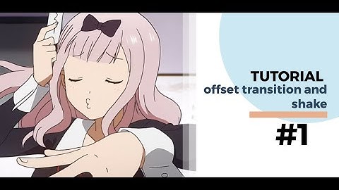 Tutorial offset transition #1 || alight motion