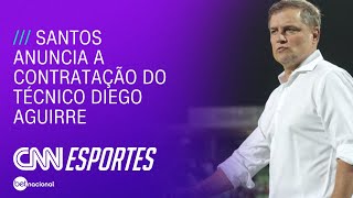 Santos anuncia a contratação do técnico Diego Aguirre | CNN NOVO DIA Update