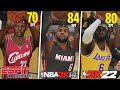 Hitting A 3pt Shot With LeBron James In Every NBA 2K! (NBA 2K4 - NBA 2K22)