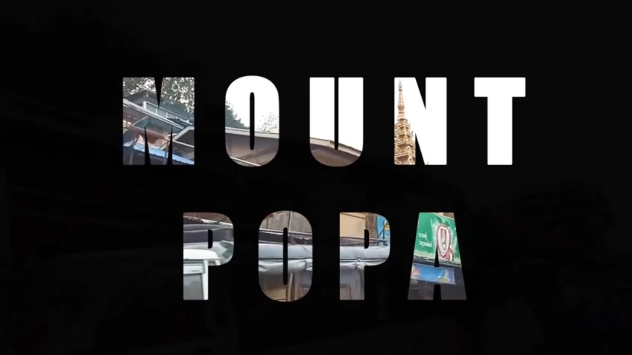 MYANMAR :  the monkeys temple MOUNT POPA at one hour from Bagan