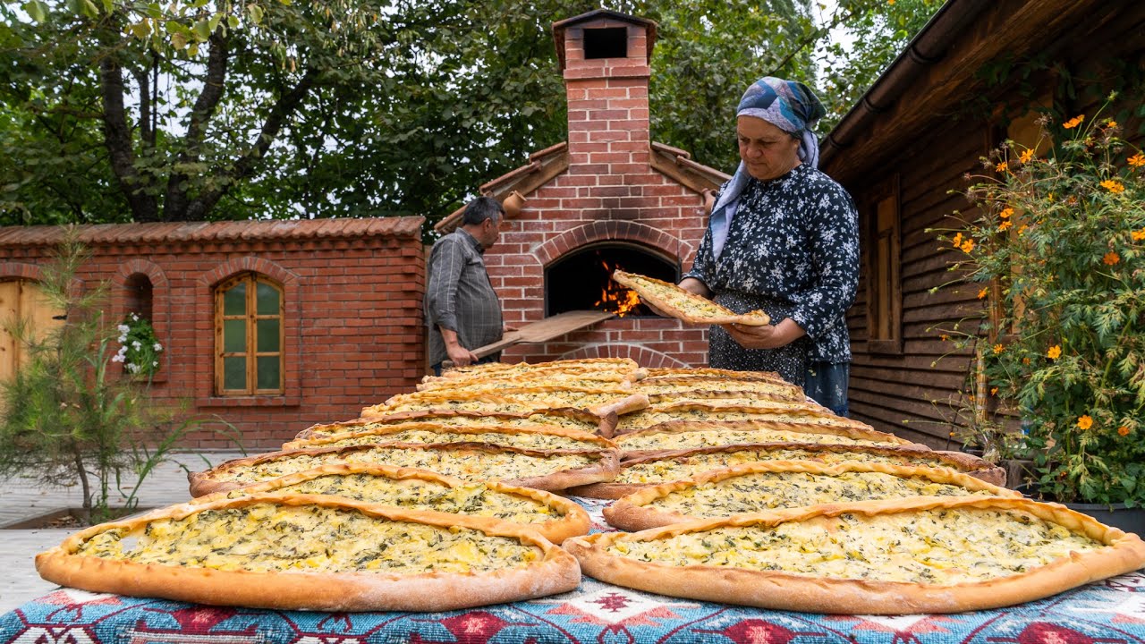*Турецкая Длинная Пицца по-Деревенски — Просто и Вкусно 🏡🍕